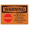 Signmission OSHA Sign, 7" H, 10" W, Rigid Plastic, Radiation Restricted Area Personnel With Symbol, Landscape OS-WS-P-710-L-12359 - alternate 1